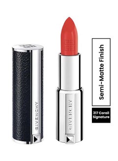 GIVENCHY Le Rouge Intense Color Sensuously Mat Lipstick 317 Corail Signature  - Image 1