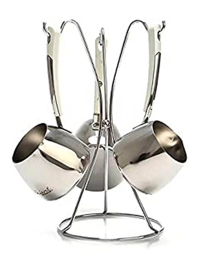 Essenso Set Of  Essenso Orient Coffee Pots Silver