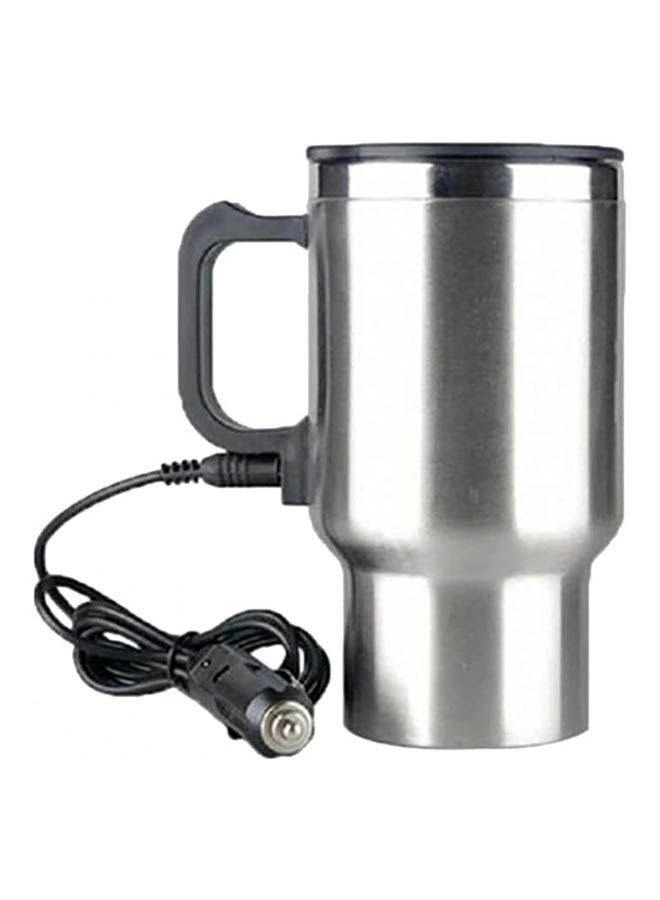 كوب سفر كهربائي من الفولاذ المقاوم للصدأ مع ملحق للسيارة