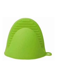 Heat-Resistant Silicon Hand Clamp Anti-Slippery Glove Clip Anti-Scald Kitchen Baking Tool Green
