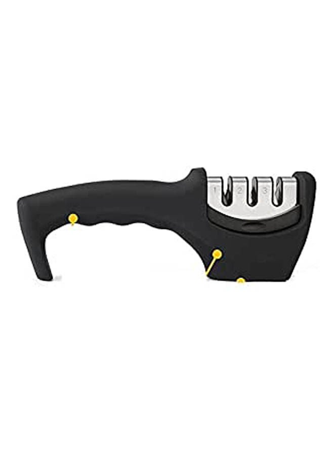 Kitchen Knife Sharpener - -Stage Knife Sharpening Tool Black