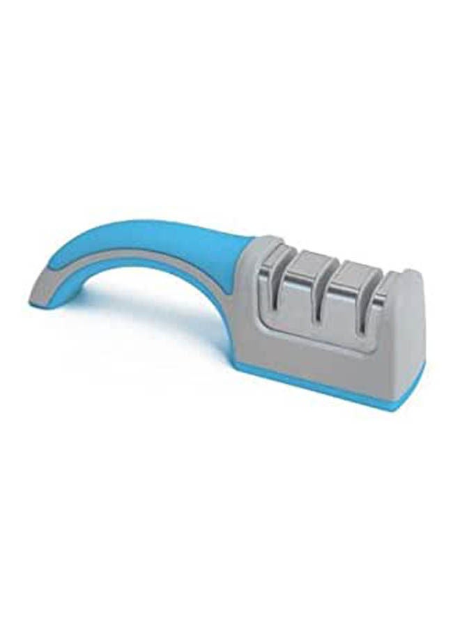 Kitchen Knife Sharpener Household Multifunction Three Notches Knife Sharpener Quick Sharpener Blue