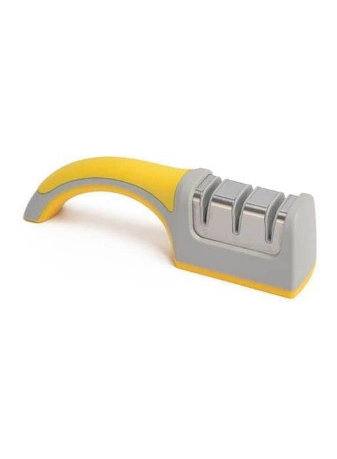 Kitchen Knife Sharpener Household Multifunction Three Notches Knife Sharpener Quick Sharpener Yellow