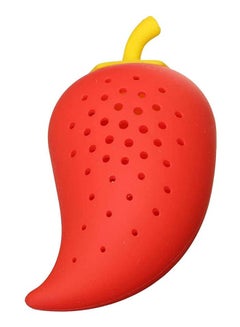 Herb Strainer With Chili Shape Red