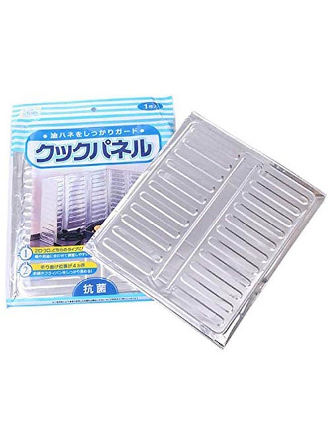 ماركة غير محددة 1Pcs Kitchen Stove Foil Plate Gas Stove Baffle Plate Aluminum Foil Silver  - Image 1