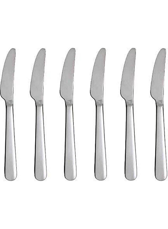Dessert Knife/Pack Of 6 Silver - Image 2