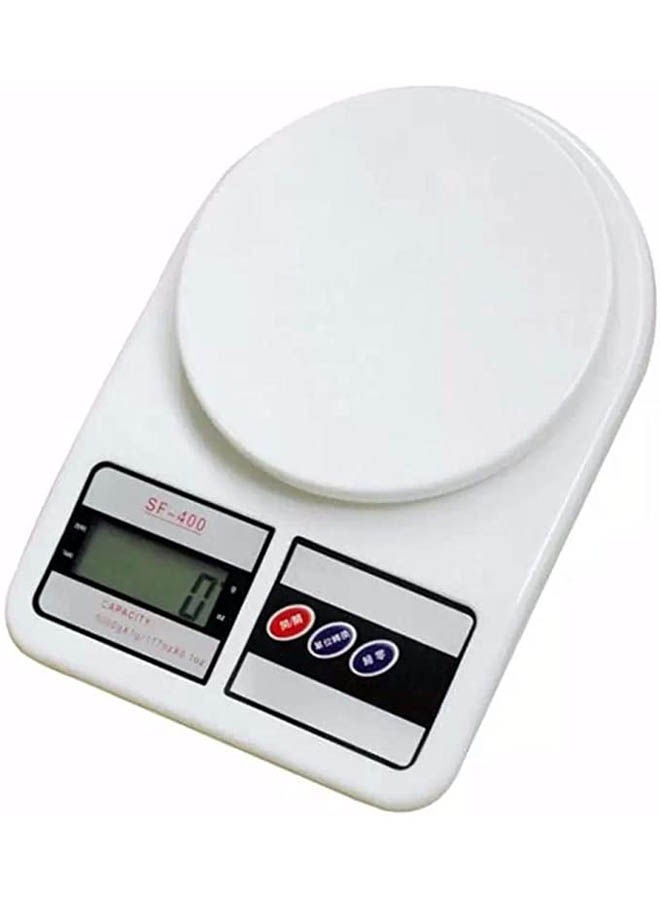 Digital Electronic Kitchen Scale With 10 Kilog White - Image 1