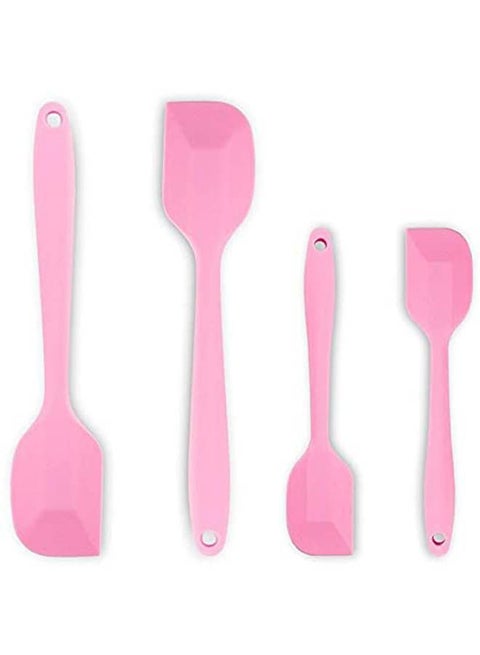 Baking Tools Scraper Cream Spatula 4Pcs Set Pink
