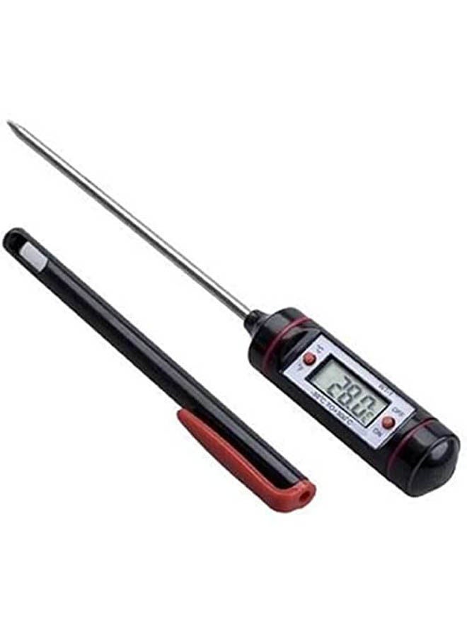 Food Thermometer Barbecue Cooking Meat Black - Image 2