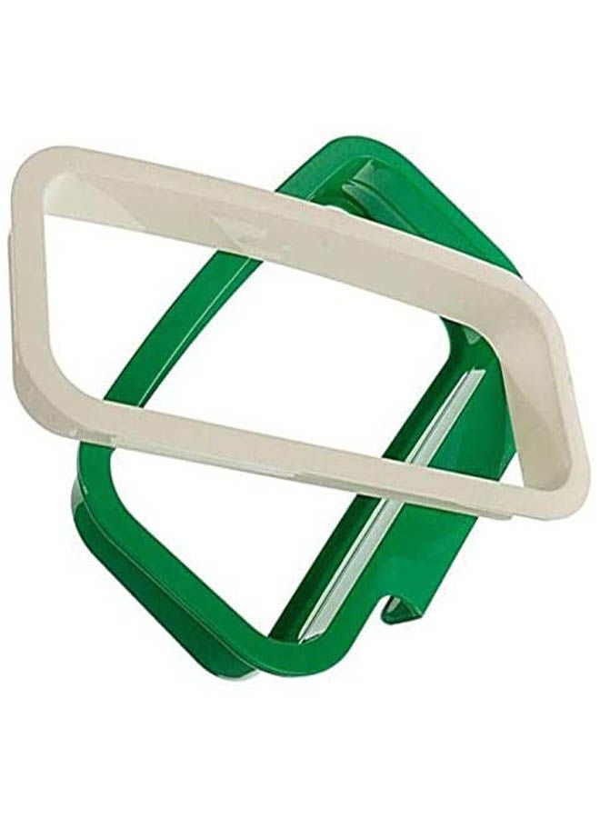 Hanging Trash Rubbish Bag Holder Green - Image 2