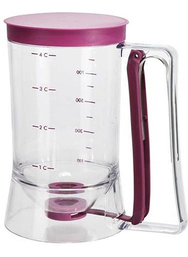 Cupcake Pancake Cake Batter Dispenser Mix Pastry Jug Baking Maker Clear - Image 1