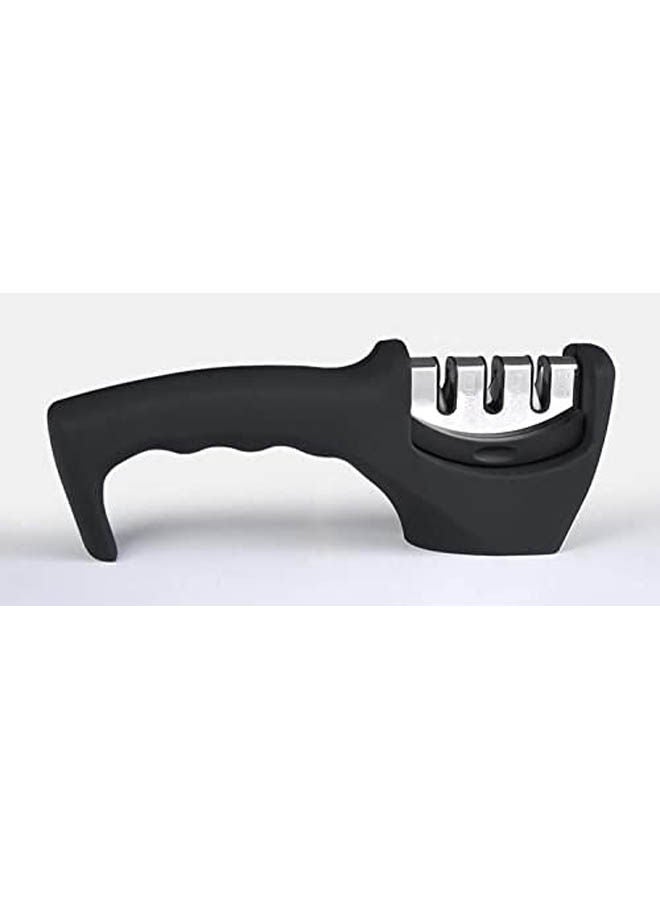Kitchen Ceramic Kitchen Manual Knife Sharpener Black - Image 2