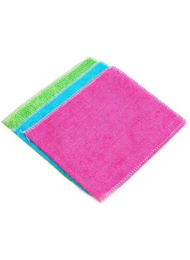 Kitchen Cleaning Cloth Dish Towels Glass Cleaning Set Of 3 Multicolour - Image 1