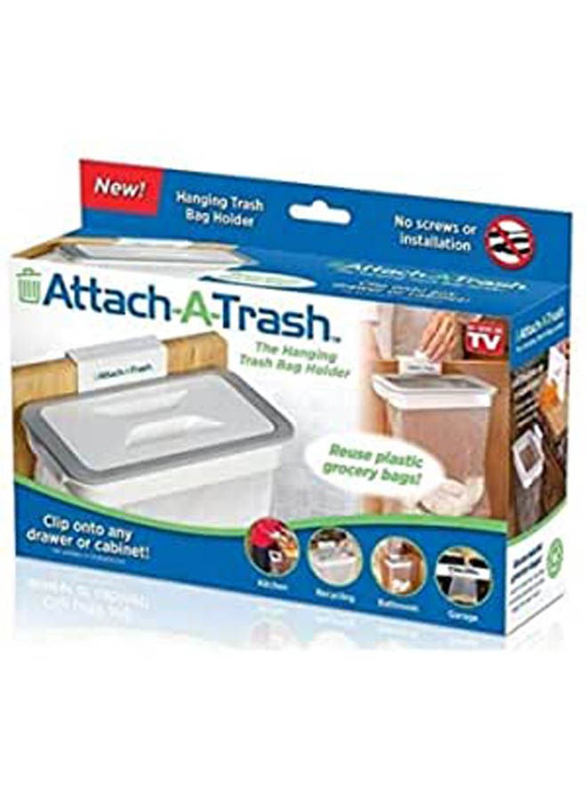 Kitchen Tools Garbage Bag Holder Rack Kitchen Orgnizer White - Image 1
