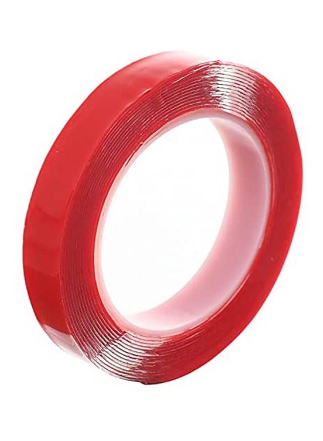 Double Face Mounting Tape Red 1.8meter