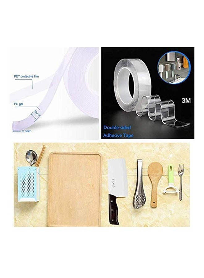 Double Sided Adhesive Tape Reusable Clear 3meter - Image 2