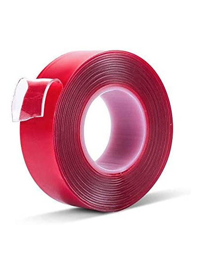 Double Sided Mounting Tape Red 1inch - Image 1