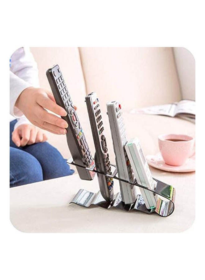 Dvd Tv Remote Control Storage - Stand Holder 4 Frame Desk Organiser Black - Image 2