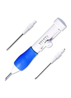 Pen Punch Needle Set Embroidery Stitching Craft Tool Knitting Sewing White