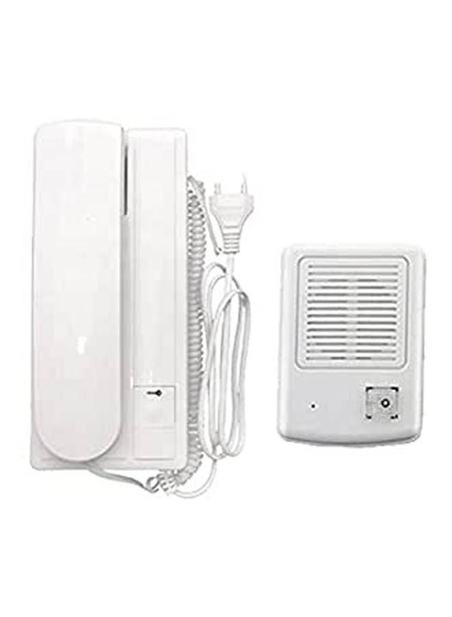Generic - Intercom With Audio Headphoneyuturoaa63885 White - Image 1
