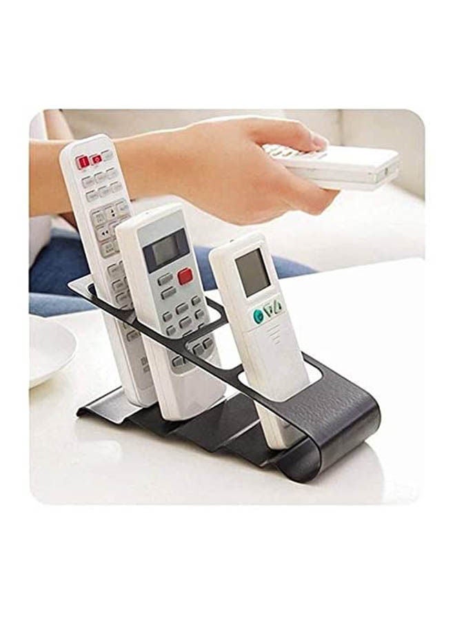 Organiser 4 Frame Remote Control Storage Practical Mobile Phone Holder Stand Iron Organizer Case Black - Image 2