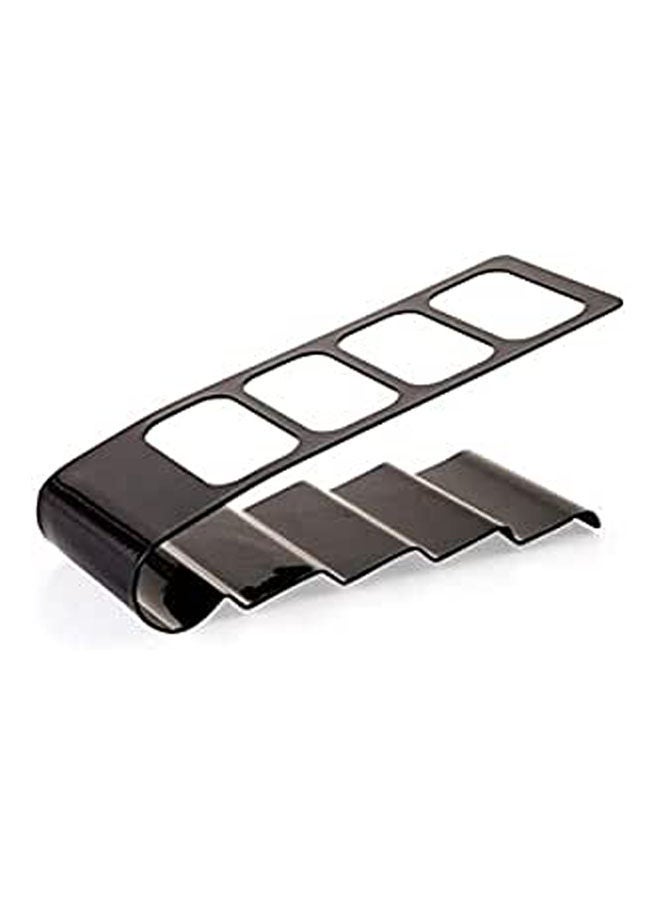 ماركة غير محددة - 4-Grid Remote Control Storage Rack Storage Box Desktop Black - Image 1
