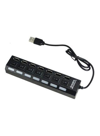 7 Port Usb 2.0 Hub High Speed On/Off Sharing Switch For Pc Laptop Connect Usb Devices Black - v1651935358/N53284625A_1