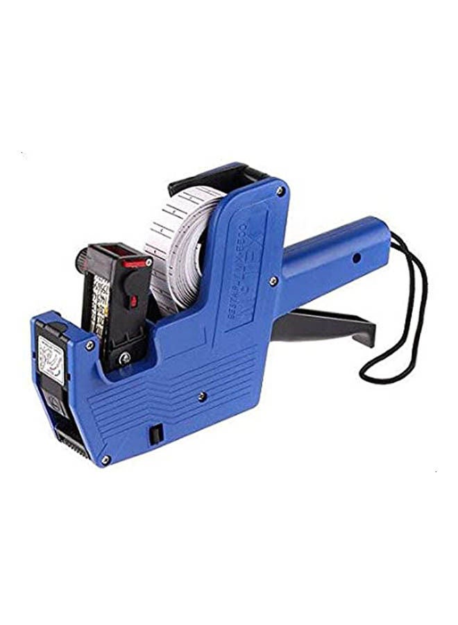 8 Characters Universal Price Tag Pricing Labeller Gun Blue