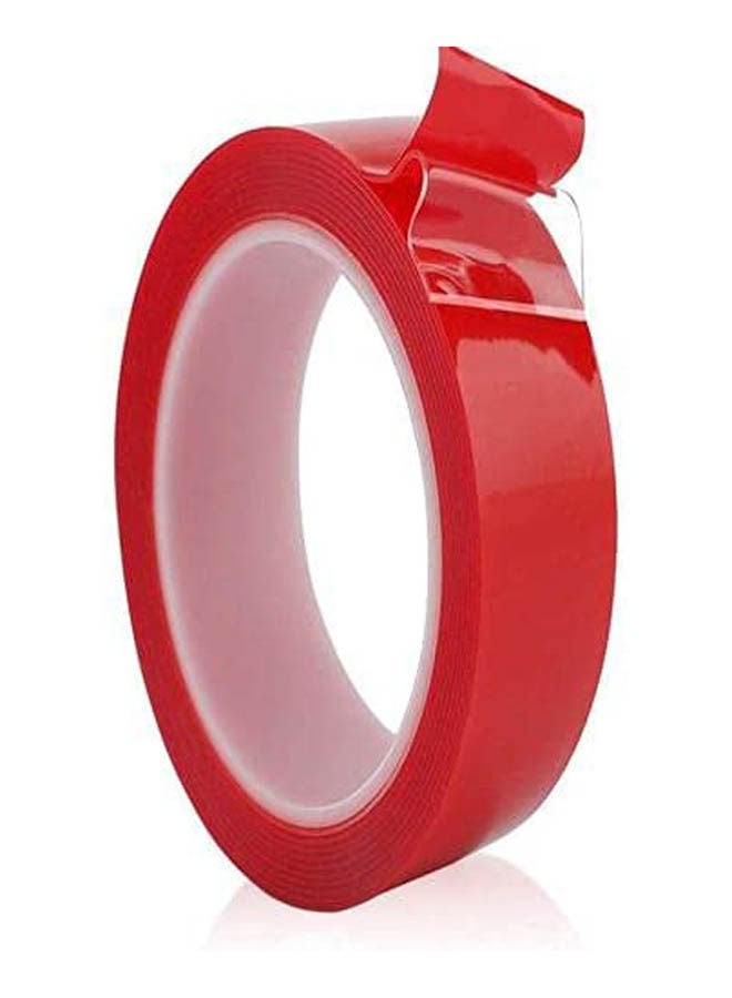 Tape Sticker Double Sided Red 5mm - Image 1