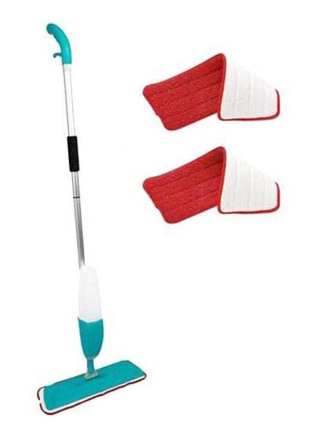 MicroFiber Spray Mop with 2 Free Towels Blue 0.85Liters