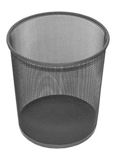 Generic Metal Dustbin Round Black 