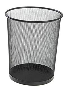 Generic Metal Mesh Waste Bin Black 