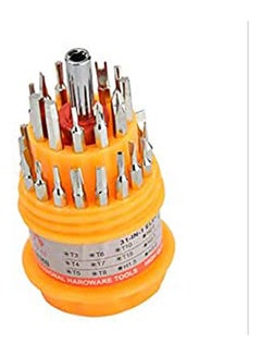 Generic 31Pc Multi-Function Screwdriver Combination Screwdriver 31 In One Multicolour 