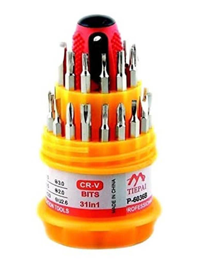 A2Z 31 In 1 Precision Magnetic Mini Screwdriver Set Multicolour