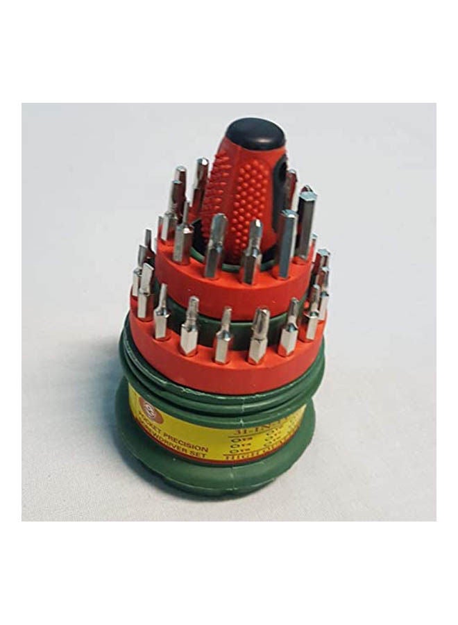 31 In 1 Pocket Precision Screwdriver Set Multicolour