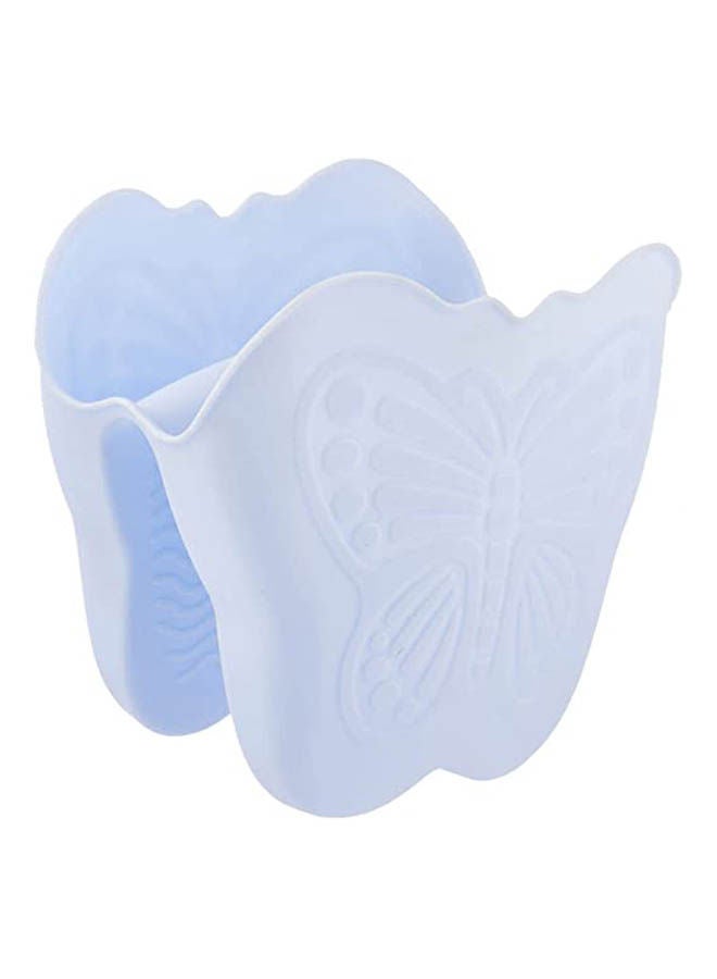 Silicone Butterfly Shaped Pot Holder Blue
