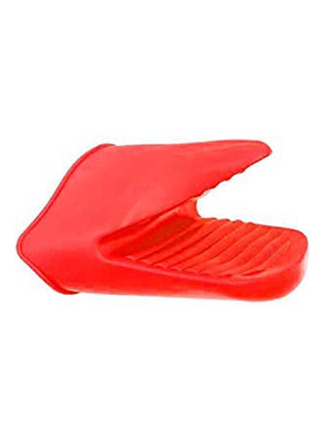 Silicone Fish Mouth Shaped Pot Holder Red 