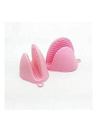 Silicone Heat-Resistant Kitchen Oven Baking Glove Pot Tool Holder Pink - v1651936138/N53282037A_1