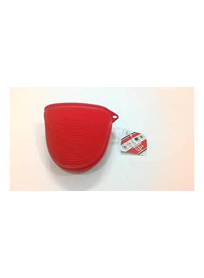 Silicone Hot Utensils Holder Red