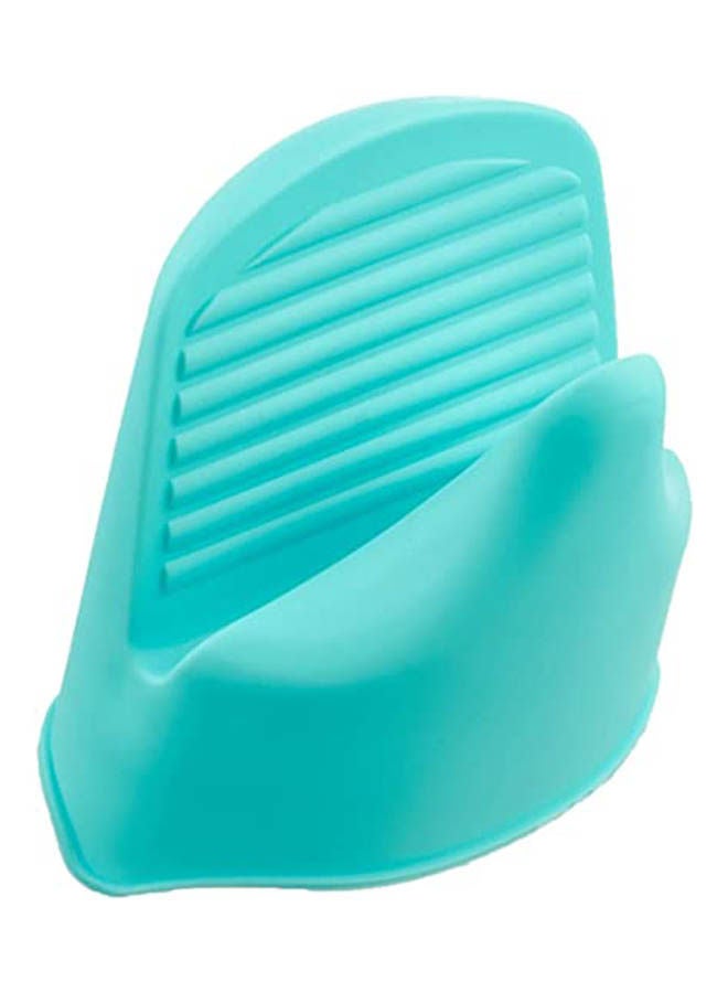 Silicone Hot Utensils Holder Blue