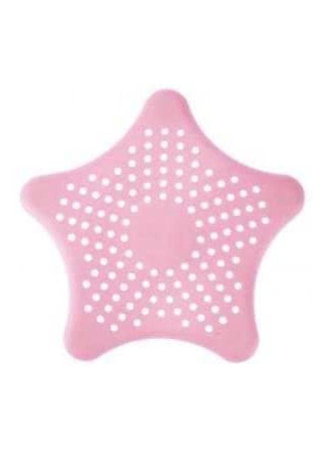 Silicone Water Drain Stopper For Kitchen And Bath Sinks Star Shape Pink 
