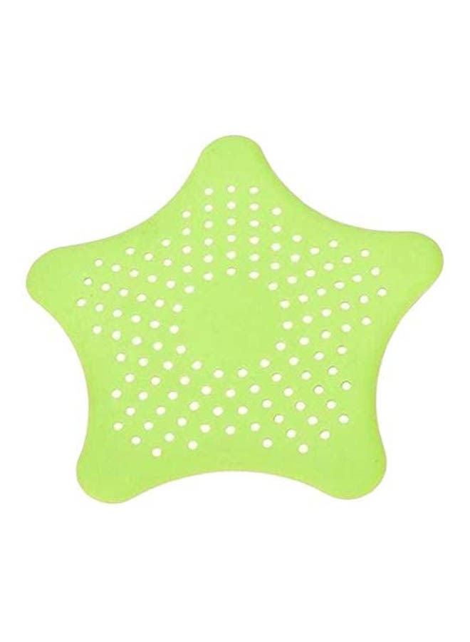 Sink Drainer Start Shaped Green 