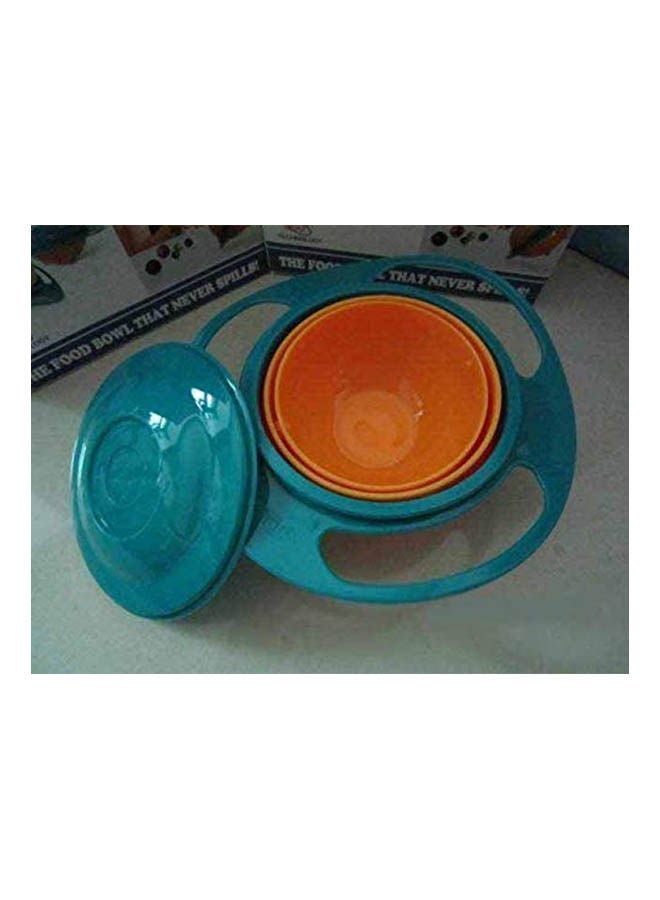 Mini Anti-Leakage Plate For Kids Blue-Orange