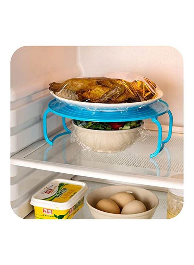 Tray Microondas Rack Storage Trays Holder Organizer Tool Blue  - Image 2