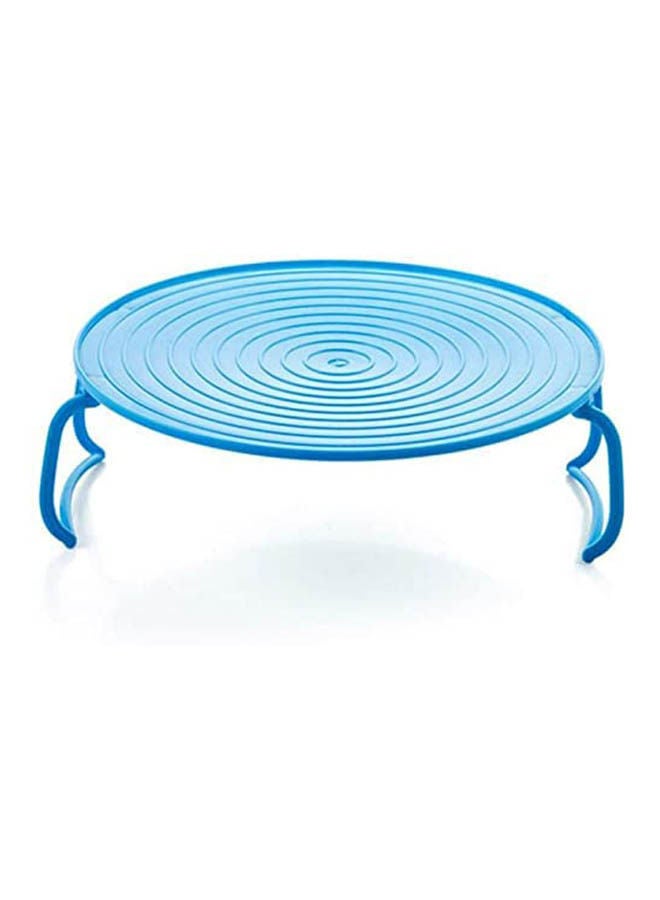 Tray Microondas Rack Storage Trays Holder Organizer Tool Blue  - Image 1