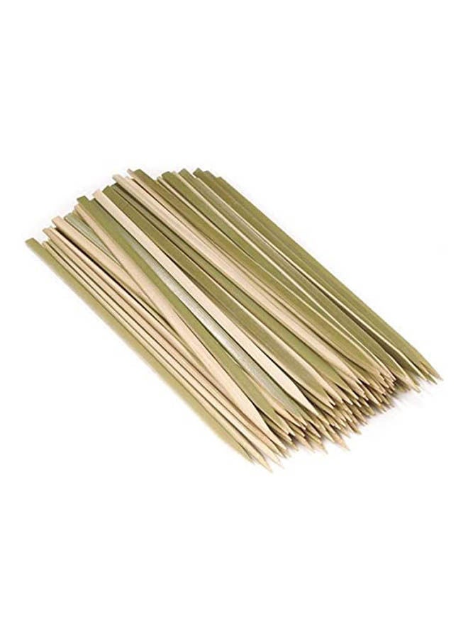 Pack Shui Bamboo Wood Skewers - 100 Pieces-10 Beige 40cm 