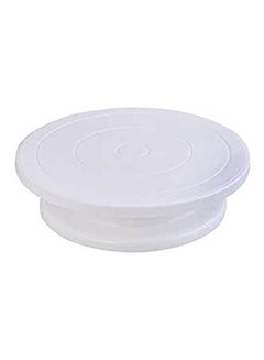 Generic Cake Revolving Turntable White 31cm 
