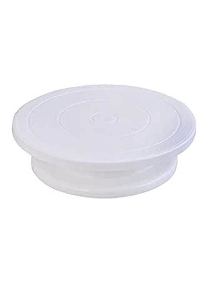 Cake Revolving Turntable White 