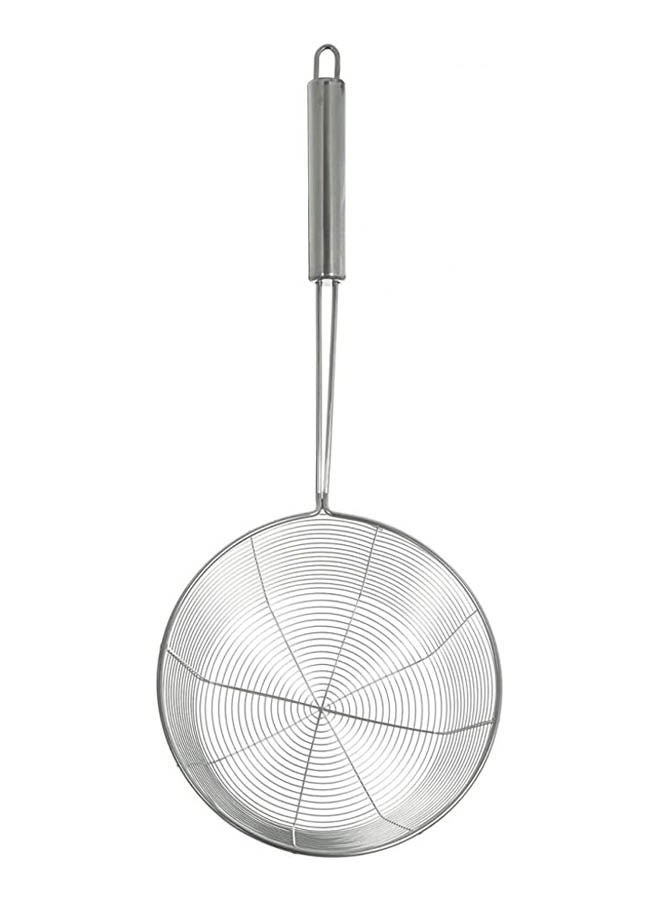 Generic - Stainless Steel Food Strainer With Handle Silver 17cm - Image 1