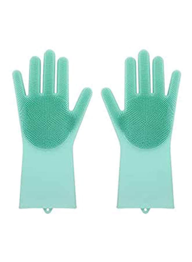 Magic Reusable Silicone gloves Green 